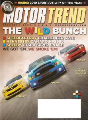 MOTOR TREND 2009 DEC - HENNESSEY vs SPEEDFACTORY vs SUPER SNAKE, LFA, SPYKER